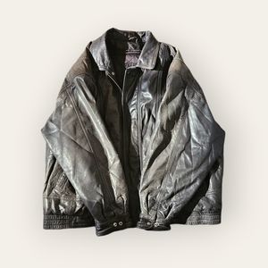 Vintage Guccini Leather Jacket - Timeless Elegance